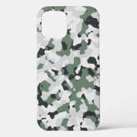 Motif de camouflage vert Coque-coque iphone Mate