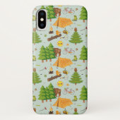 Coques Case-Mate iPhone Motif de camping (Dos)