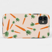 Coques Case-Mate iPhone Motif de carottes orange (Dos (Horizontal))
