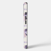 Coques Case-Mate iPhone Motif de carreau décoratif pastel violet (Verso / Gauche)