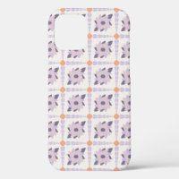 Motif de carreau décoratif pastel violet
