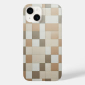 Coques Case-Mate iPhone Motif de carrelage à tons de terre géométriques mo (Verso)