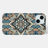 Coques Case-Mate iPhone Motif de carrelage ethnique sans couture (Verso (horizontal))