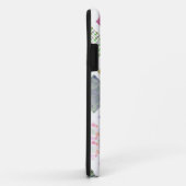 Coques Case-Mate iPhone Motif de carrés carrelé par arc-en-ciel (Dos/Droite)