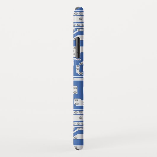 Coques Case-Mate iPhone Motif de carte de circuit (Dos/Droite)