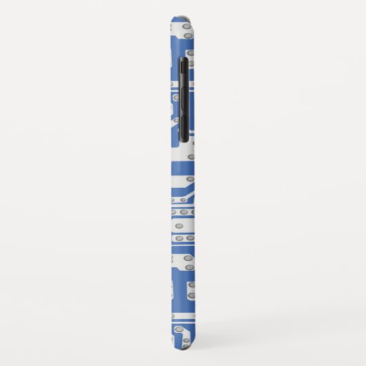 Coques Case-Mate iPhone Motif de carte de circuit (Dos/Gauche)