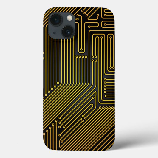 Coques Case-Mate iPhone Motif de carte d'ordinateur (Verso)