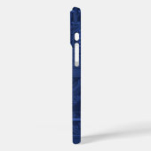 Coques Case-Mate iPhone Motif de carte mère Geek bleu (Verso / Gauche)