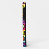 Coques Case-Mate iPhone motif de cercles (Dos/Gauche)