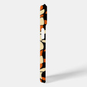 Coques Case-Mate iPhone Motif de chaîne orange jaune (Verso / Droite)