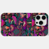 Coques Case-Mate iPhone Motif de champignon psychédélique Trippy (Verso (horizontal))