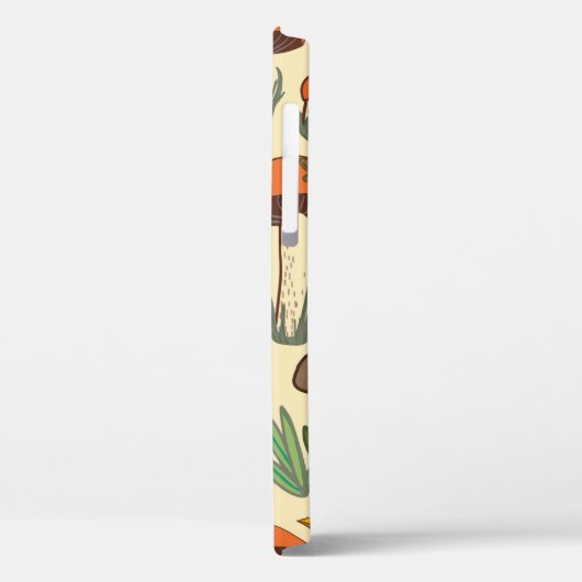 Coques Case-Mate iPhone Motif de champignons.  (Verso / Gauche)