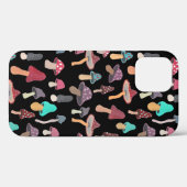 Coques Case-Mate iPhone Motif de champignons de champignons de champignons (Verso (horizontal))