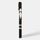 Coques Case-Mate iPhone Motif de champignons et de fleurs avec nom (Verso / Gauche)