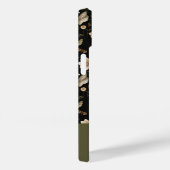 Coques Case-Mate iPhone Motif de champignons et de fleurs avec nom (Verso / Droite)