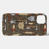Coques Case-Mate iPhone Motif de chasse ethnique (Verso (horizontal))