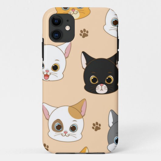 Coques Case-Mate iPhone Motif de chat (Dos)