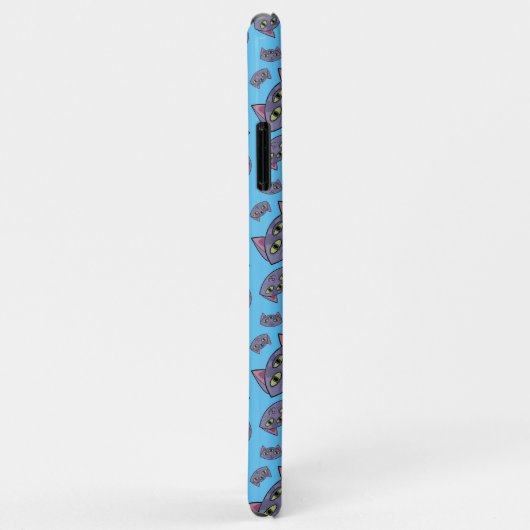 Coques Case-Mate iPhone Motif de chat Alien (Dos/Droite)