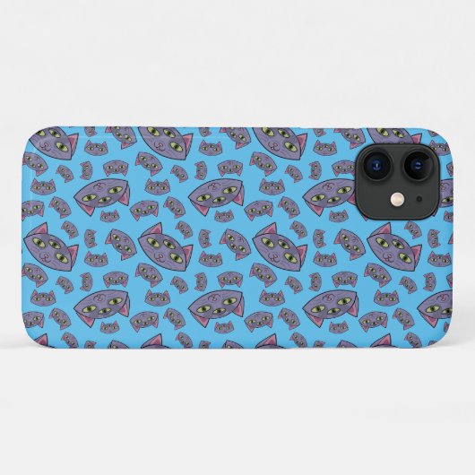 Coques Case-Mate iPhone Motif de chat Alien (Dos (Horizontal))