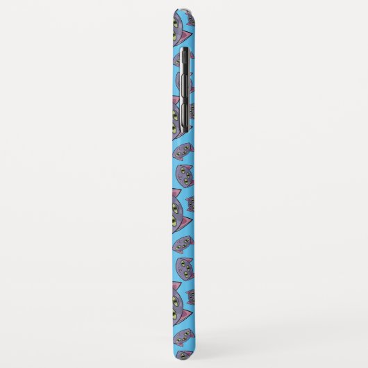 Coques Case-Mate iPhone Motif de chat Alien (Dos/Gauche)