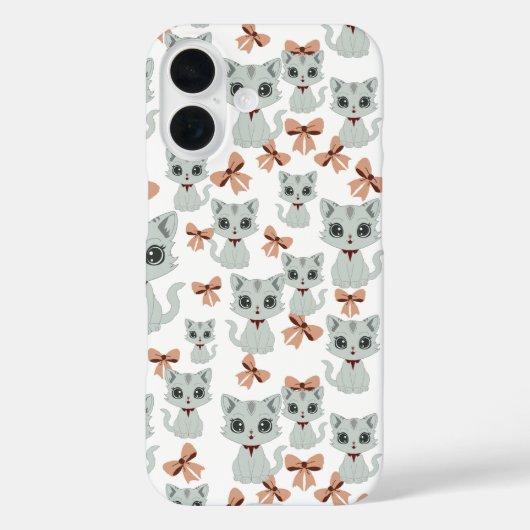 Coques Case-Mate iPhone Motif de chat Anime (Verso)