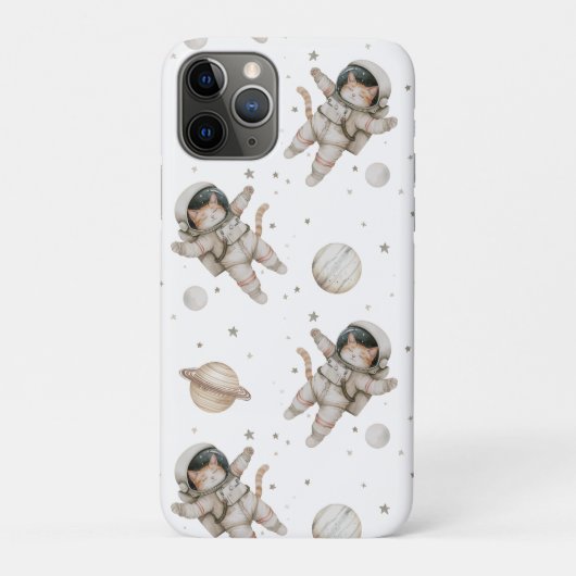 Coques Case-Mate iPhone Motif de chat espace (Dos)