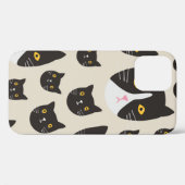 Coques Case-Mate iPhone Motif de chat sans joint/ (Verso (horizontal))