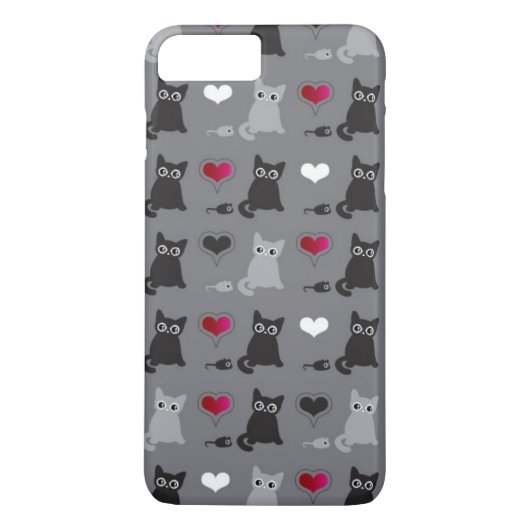 Coques Case-Mate iPhone motif de chaton et de souris (Dos)