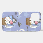 Coques Case-Mate iPhone Motif de chaton pirate mignon (Verso (horizontal))