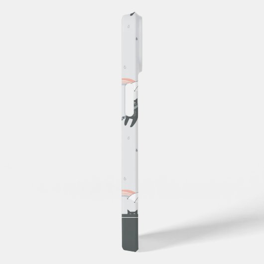 Coques Case-Mate iPhone Motif de chats à plume (Verso / Droite)