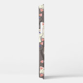 Coques Case-Mate iPhone Motif de chats blancs et gris (Verso / Droite)