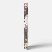 Coques Case-Mate iPhone Motif de chats blancs et gris (Verso / Droite)