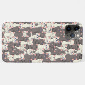 Coques Case-Mate iPhone Motif de chats blancs et gris (Dos (Horizontal))