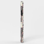 Coques Case-Mate iPhone Motif de chats blancs et gris (Dos/Droite)