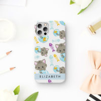 Motif De Chats, Chats Mignons, Chatons, Votre Nom