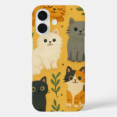 Coques Case-Mate iPhone Motif de chats | Conception d'impression tout-en-u (Verso)
