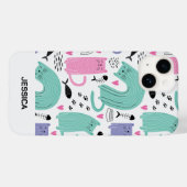 Coques Case-Mate iPhone Motif de chats mignons (Verso (horizontal))