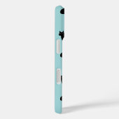 Coques Case-Mate iPhone Motif de chats noirs (Verso / Droite)