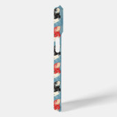 Coques Case-Mate iPhone Motif de chats rouges et noirs (Verso / Droite)