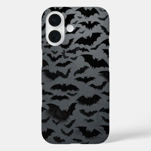 Coques Case-Mate iPhone Motif de chauve-souris volant Halloween (Verso)