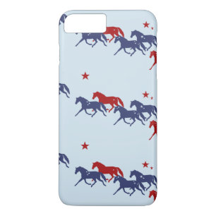 Case-Mate iPhone Case Motif de chevaux de Trot patriotiques