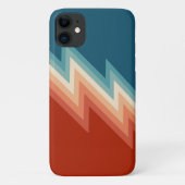 Coques Case-Mate iPhone Motif de chevron de style rétro (Dos)