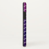 Coques Case-Mate iPhone motif de chevron dessiné Monogram Script (Dos/Droite)