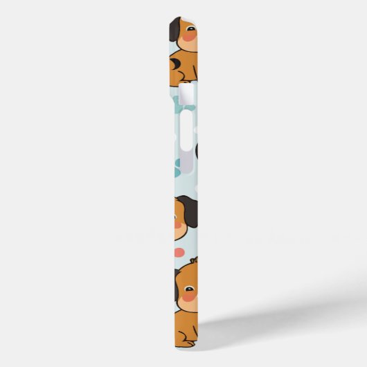 Coques Case-Mate iPhone Motif de chien (Verso / Gauche)