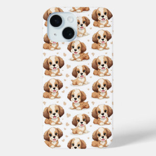Coque Pour iPhone 15 Motif de chiot