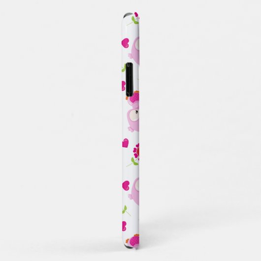Coques Case-Mate iPhone Motif De Chouettes, Chouettes Mignonnes, Chouettes (Dos/Droite)