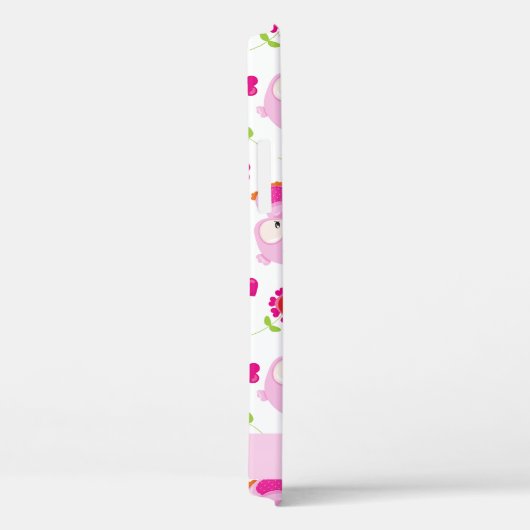 Coques Case-Mate iPhone Motif De Chouettes, Chouettes Mignonnes, Chouettes (Verso / Droite)