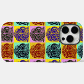 Coques Case-Mate iPhone Motif de choux de couleur (Verso (horizontal))