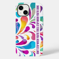 Motif de chute coloré | devis de motivation