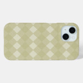 Coques Case-Mate iPhone Motif de circuit Art Déco Tan Diamonds (Verso (horizontal))